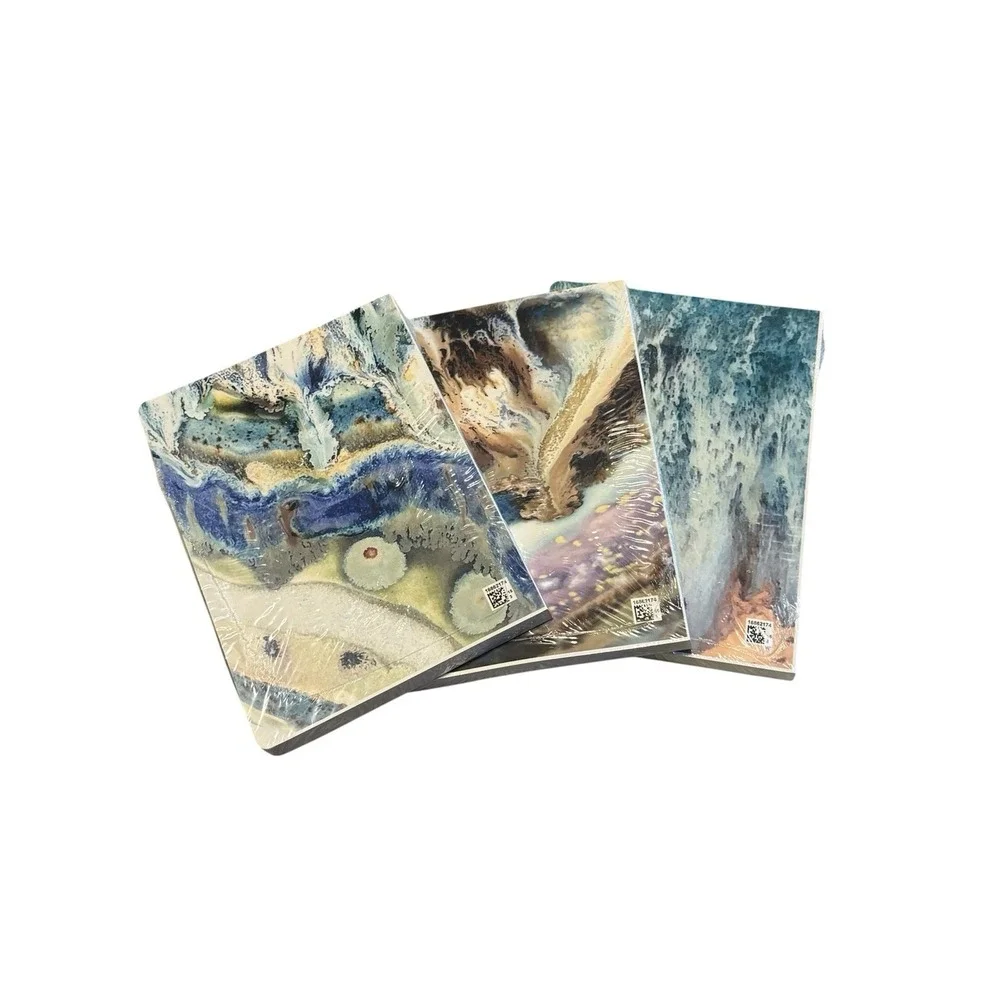 Super Unique Artist Notebooks 3 Pack - Soft Cover - Based On Actual‎ Pottery